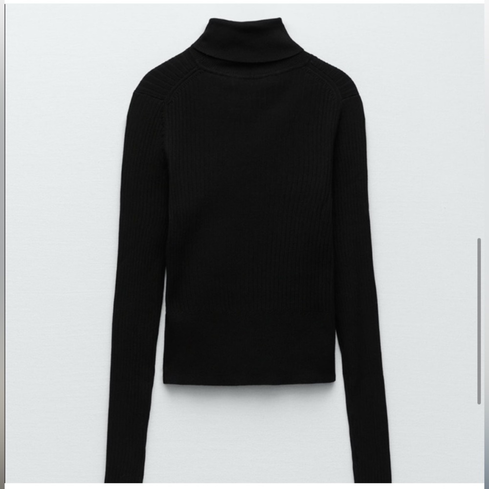 Zara Ribbed Knit Sweater - Picture 4 of 6